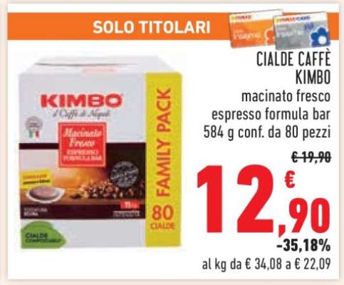 CIALDE CAFFÈ KIMBO