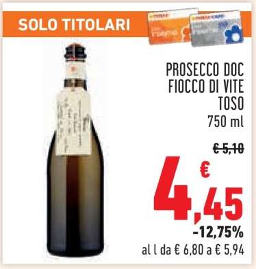 Prosecco DOC Fiocco di Vite Toso