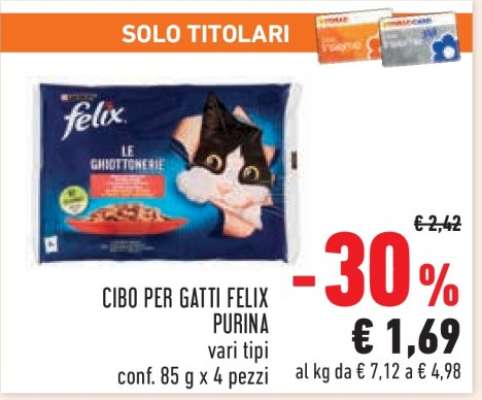 Cibo per Gatti Felix Purina
