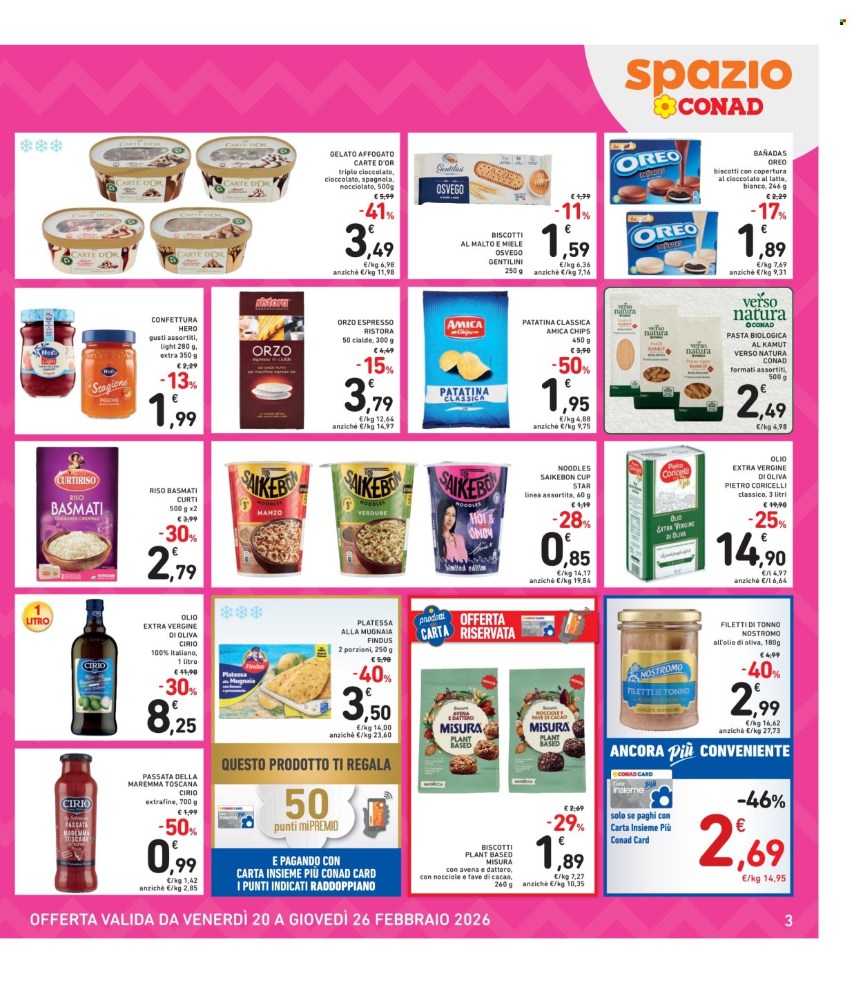 Volantino Spazio Conad - 20/2/2026 - 26/2/2026. Pagina 3
