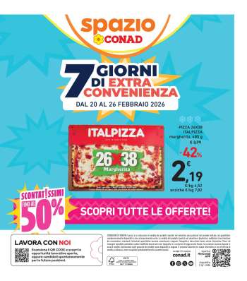 Volantino Spazio Conad - 20/2/2026 - 26/2/2026.
