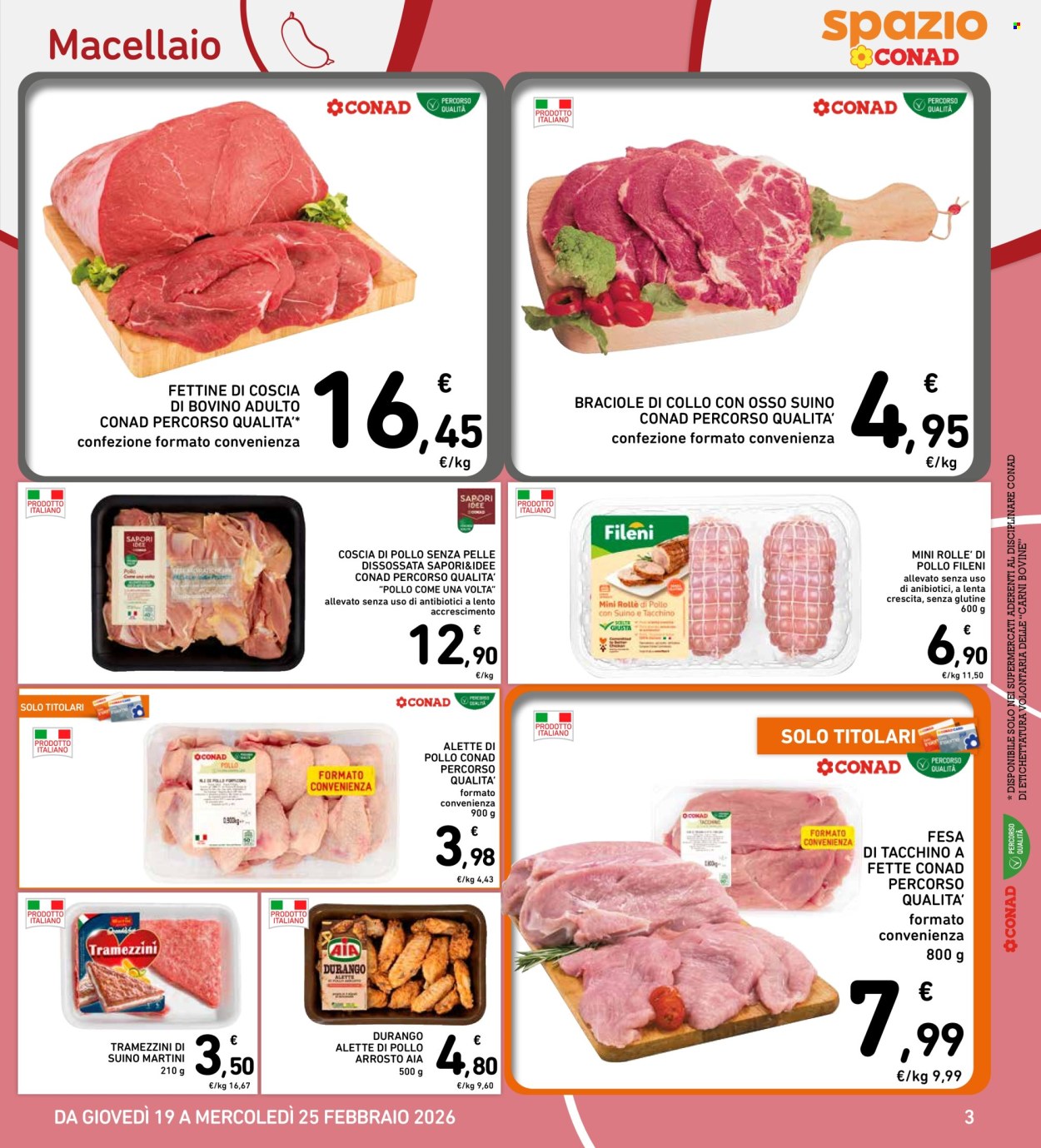 Volantino Spazio Conad - 19/2/2026 - 25/2/2026. Pagina 3