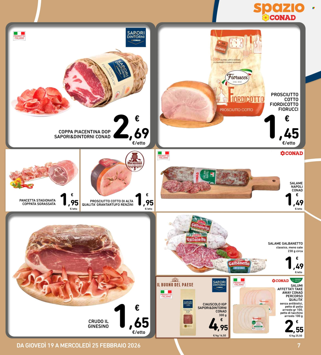 Volantino Spazio Conad - 19/2/2026 - 25/2/2026. Pagina 7