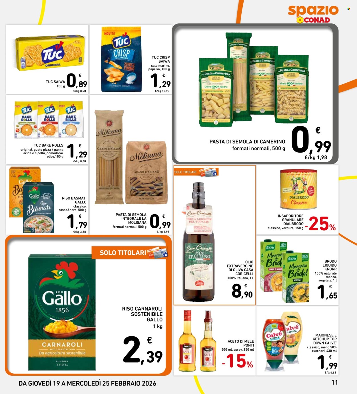 Volantino Spazio Conad - 19/2/2026 - 25/2/2026. Pagina 11