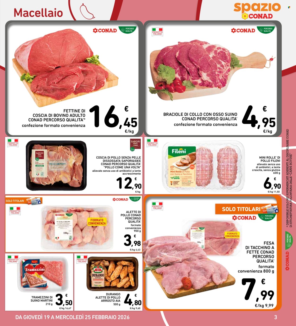 Volantino Spazio Conad - 19/2/2026 - 25/2/2026. Pagina 3