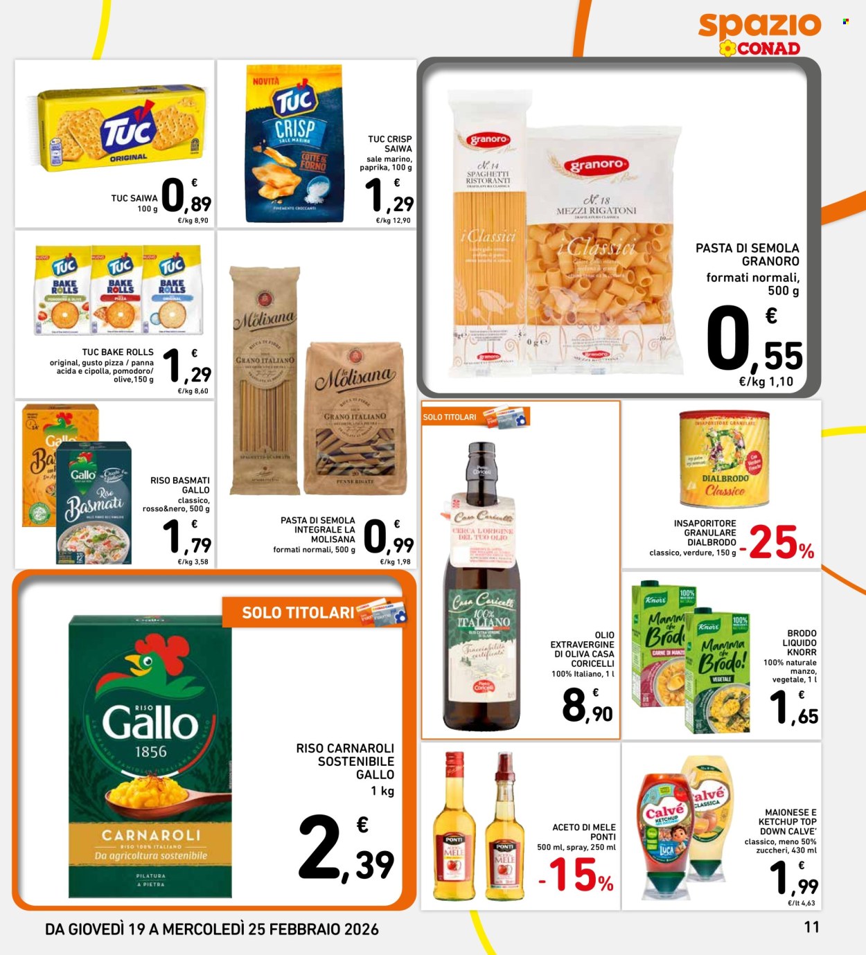 Volantino Spazio Conad - 19/2/2026 - 25/2/2026. Pagina 11