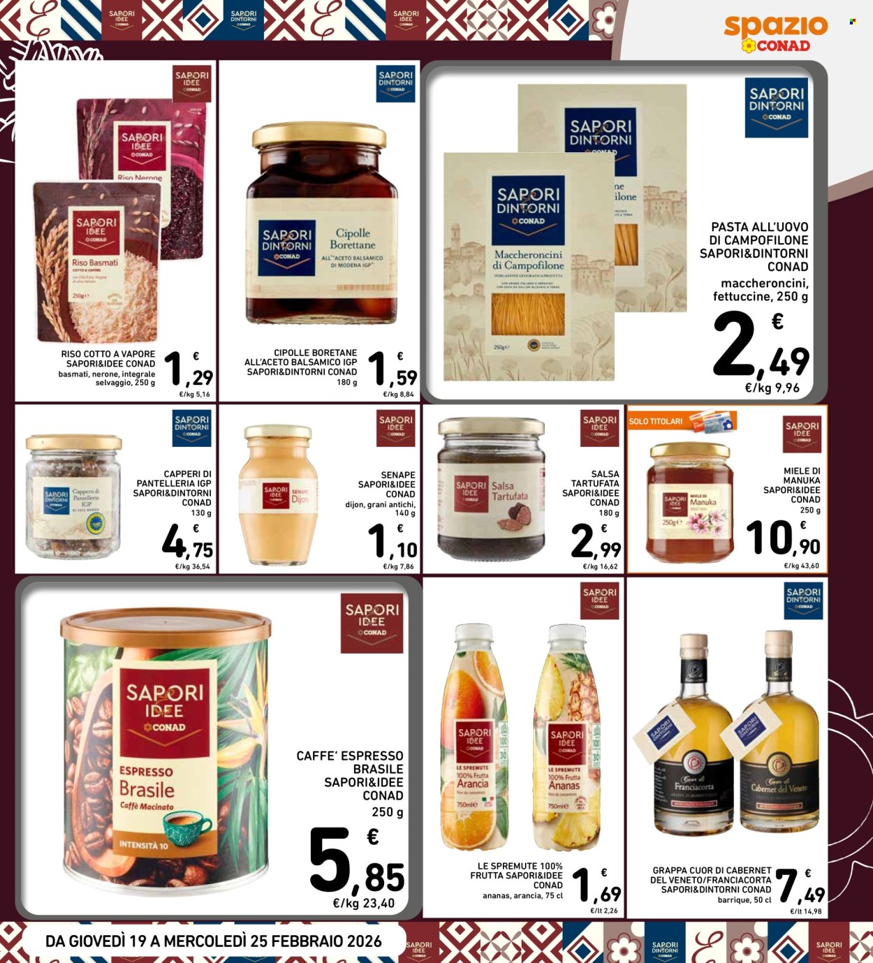 Volantino Spazio Conad - 19/2/2026 - 25/2/2026. Pagina 19