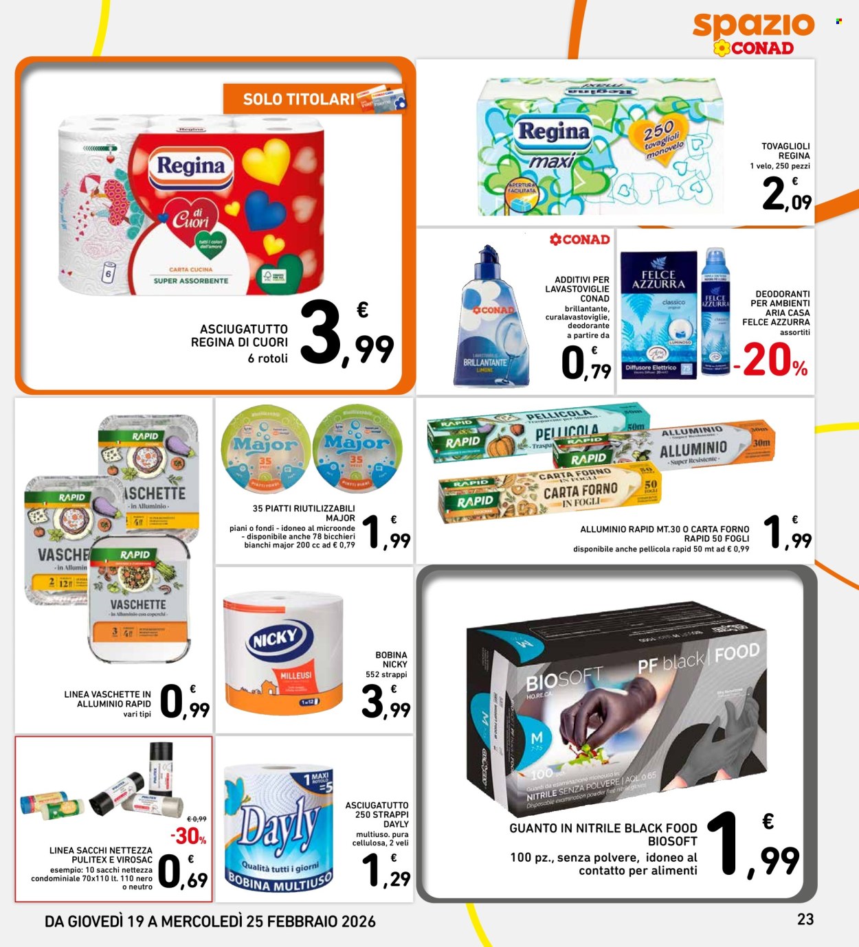 Volantino Spazio Conad - 19/2/2026 - 25/2/2026. Pagina 23