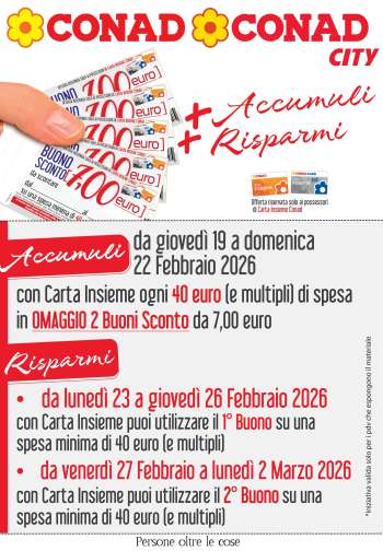 Volantino Conad - 19/2/2026 - 22/2/2026.