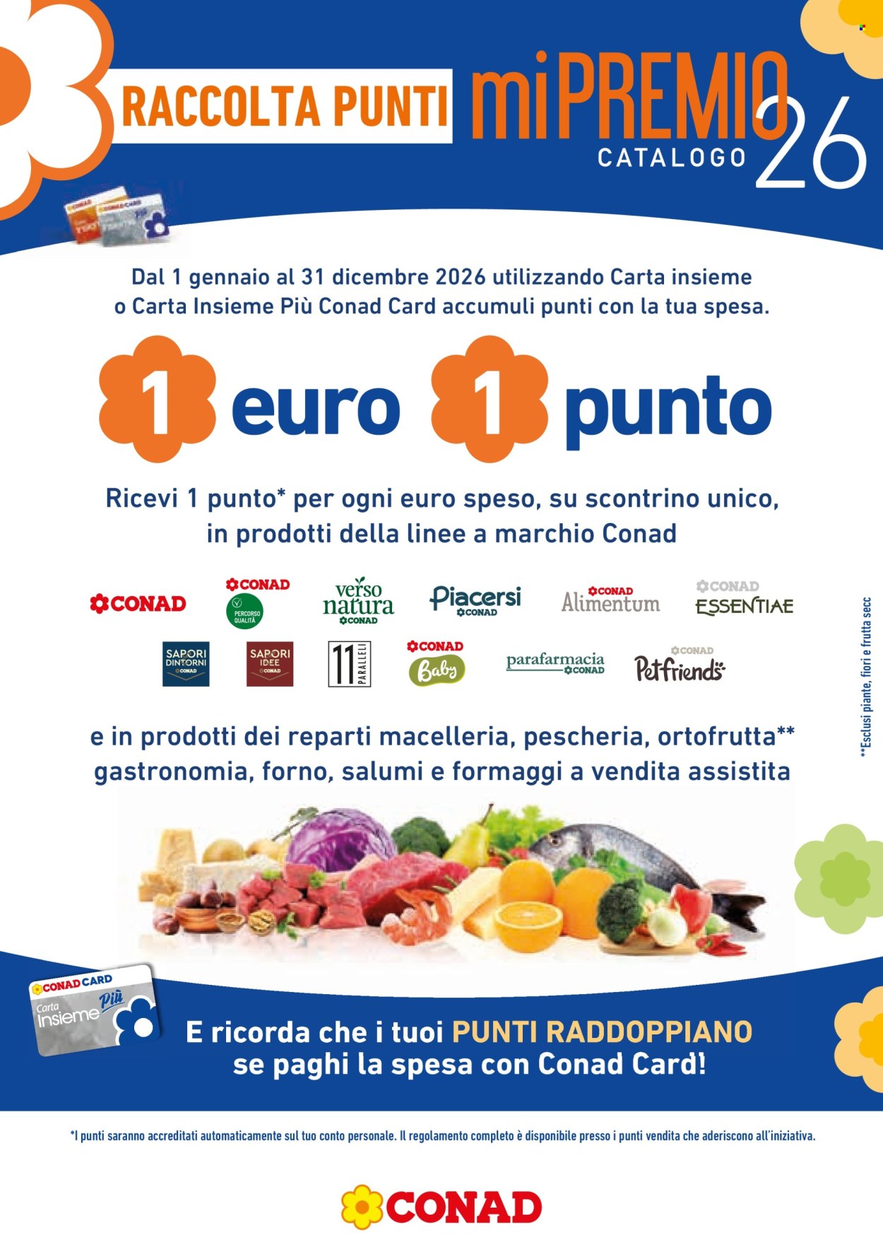Leták Conad - 1.1.2026 - 31.12.2026. Strana 1
