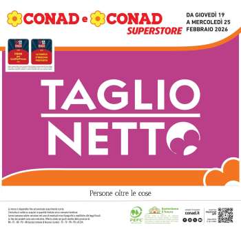 Volantino Conad Superstore - 19/2/2026 - 25/2/2026.