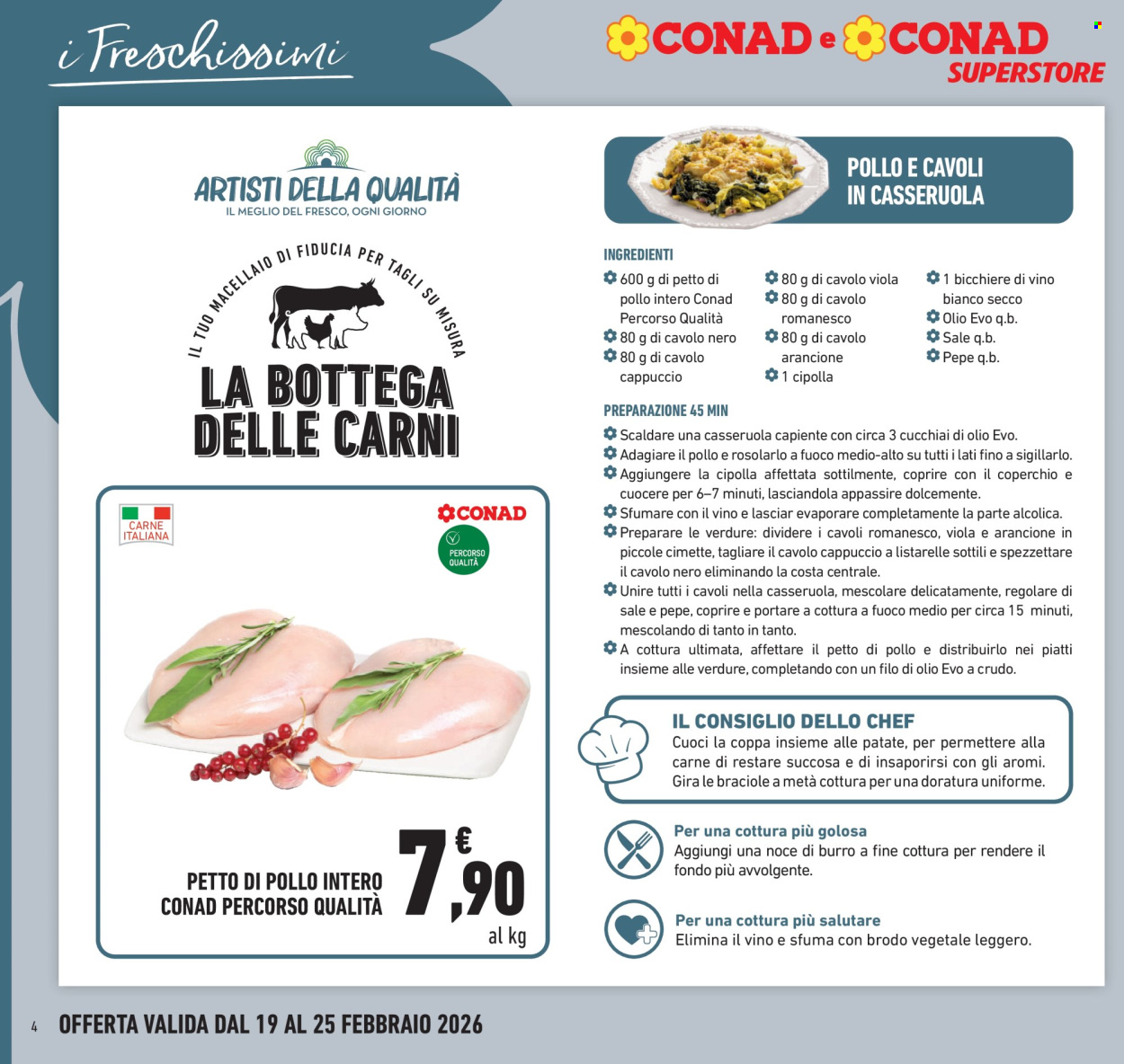 Volantino Conad Superstore - 19/2/2026 - 25/2/2026. Pagina 4