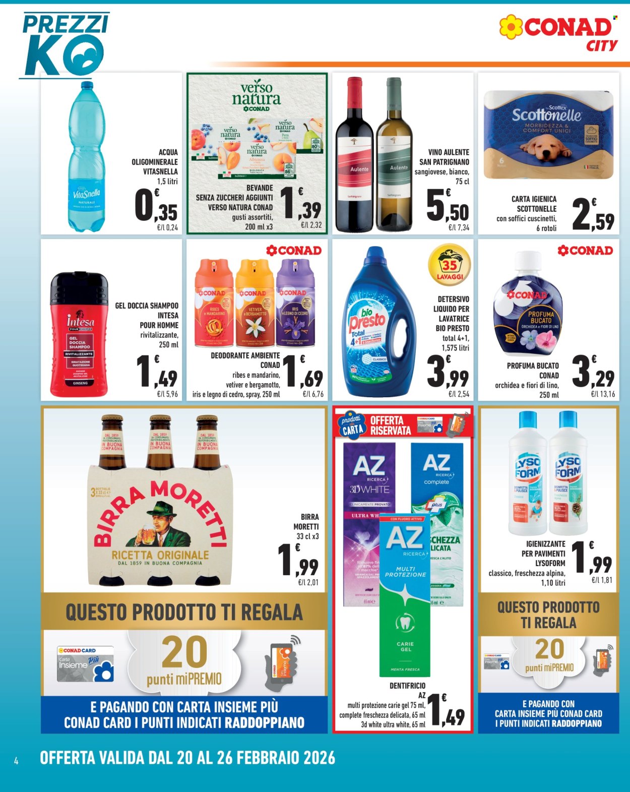 Volantino Conad - 20/2/2026 - 26/2/2026. Pagina 4