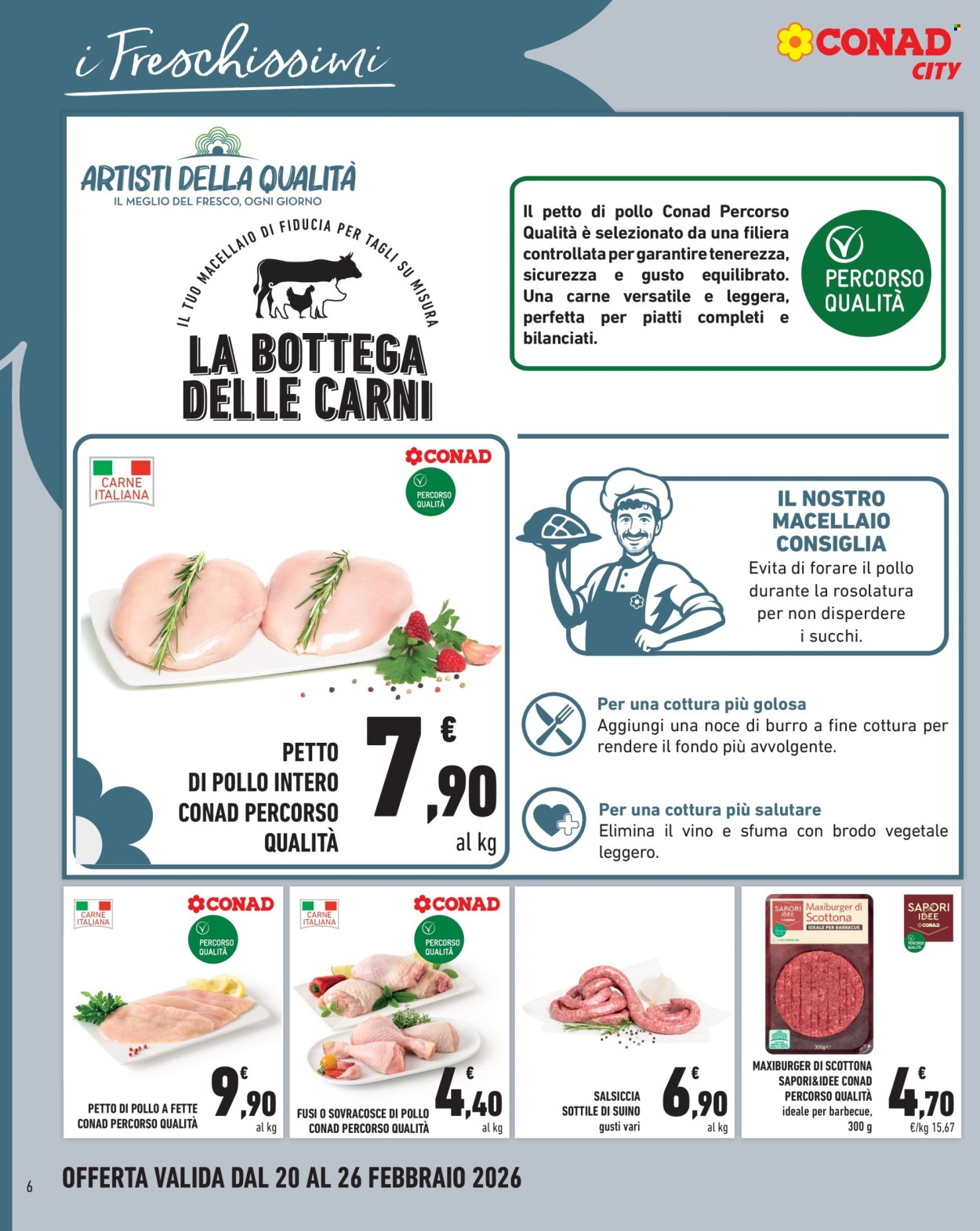 Volantino Conad - 20/2/2026 - 26/2/2026. Pagina 6