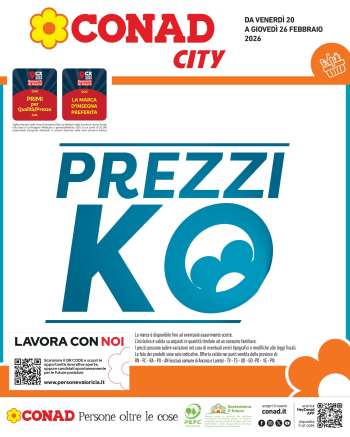Volantino Conad City - 20/2/2026 - 26/2/2026.