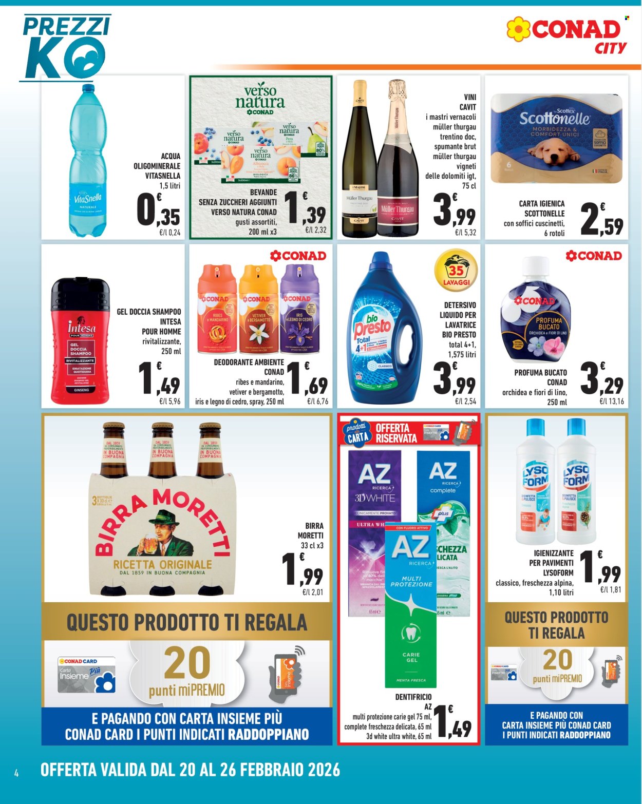 Volantino Conad City - 20/2/2026 - 26/2/2026. Pagina 4