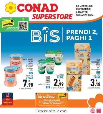 Volantino Conad - 25/2/2026 - 10/3/2026.