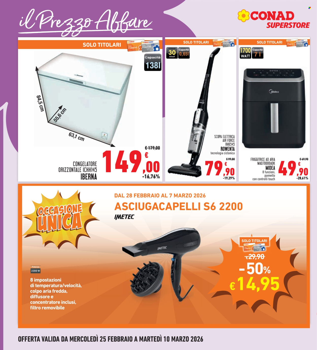 Volantino Conad - 25/2/2026 - 10/3/2026. Pagina 34
