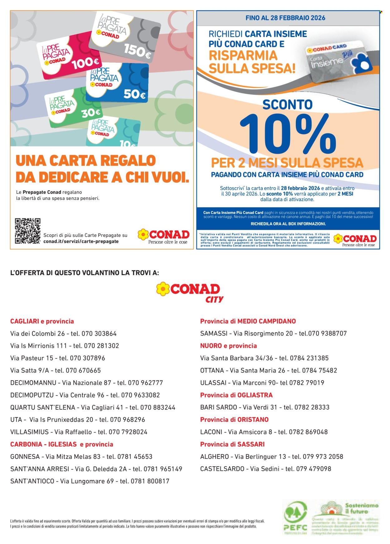 Volantino Conad - 26/2/2026 - 25/3/2026. Pagina 8