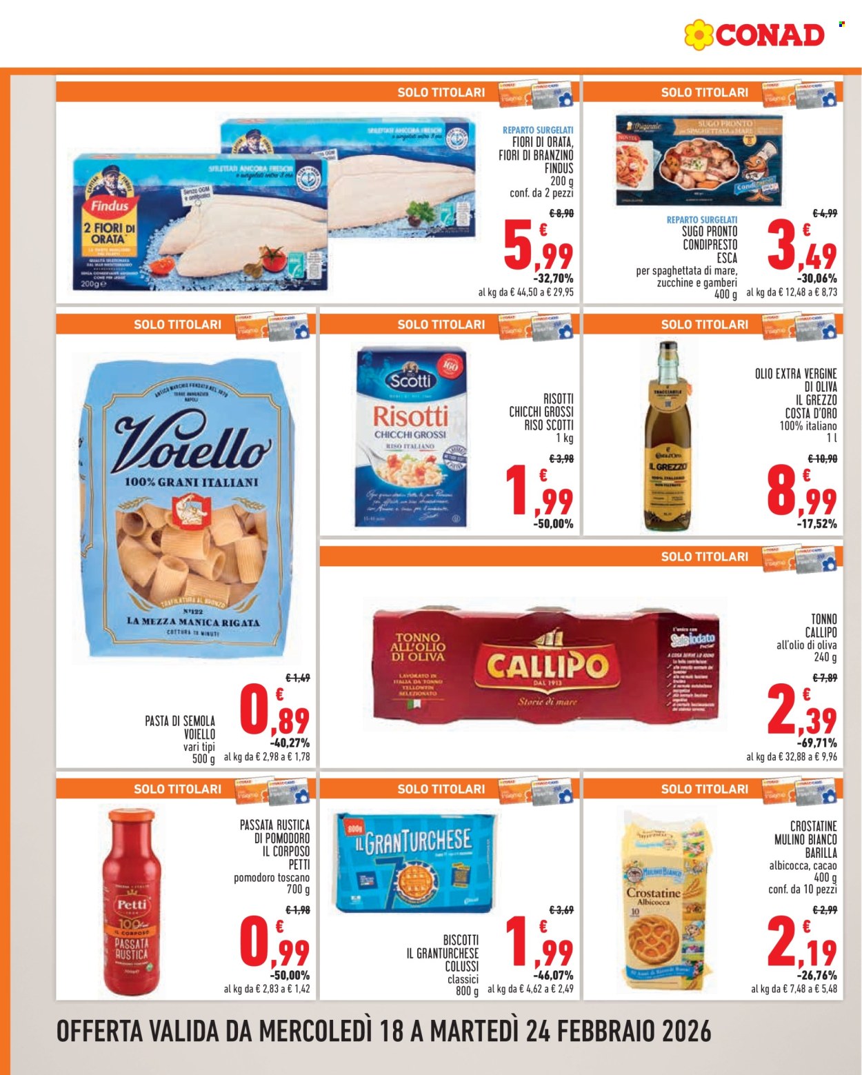 Volantino Conad - 18/2/2026 - 24/2/2026. Pagina 6