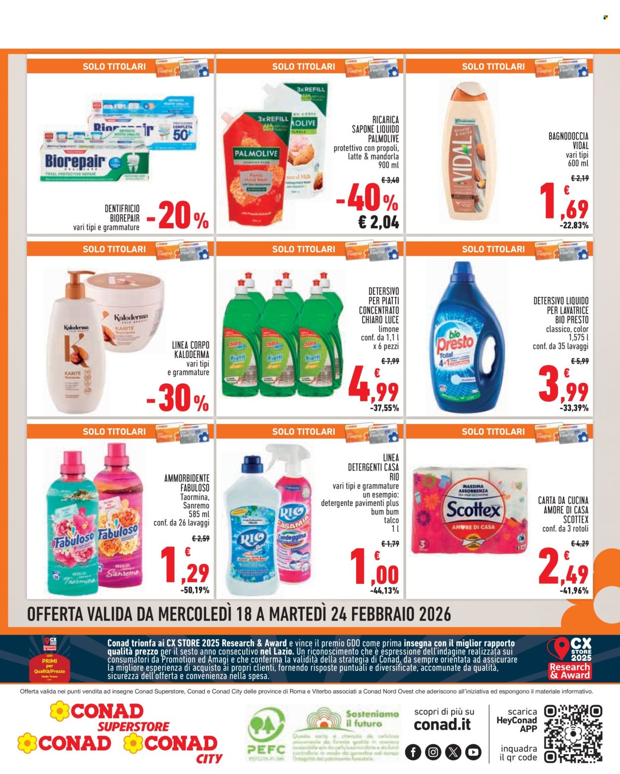 Volantino Conad - 18/2/2026 - 24/2/2026. Pagina 8
