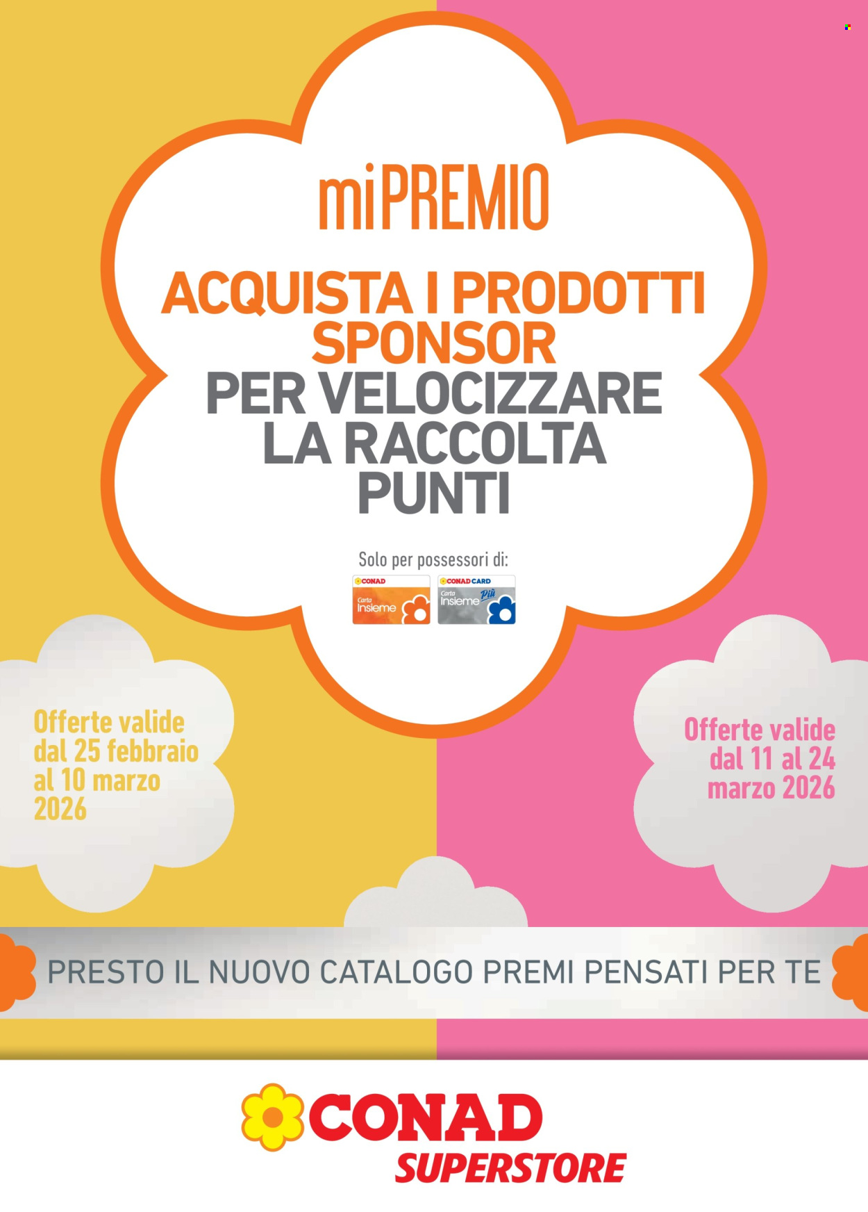 Volantino Conad - 25/2/2026 - 24/3/2026. Pagina 1