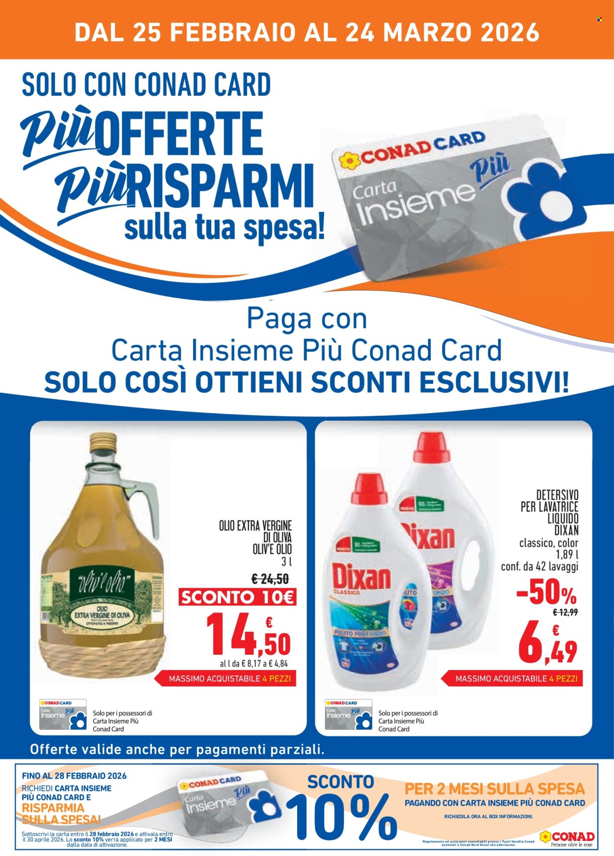 Volantino Conad - 25/2/2026 - 24/3/2026. Pagina 2