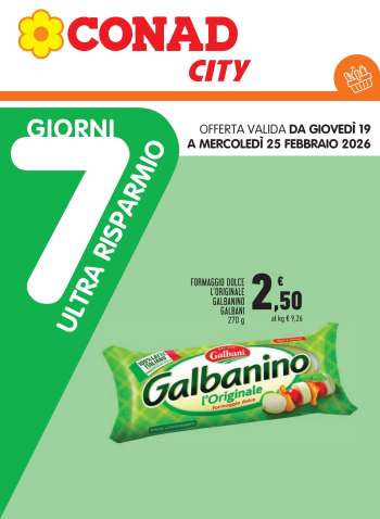 Volantino Conad - 19/2/2026 - 25/2/2026.