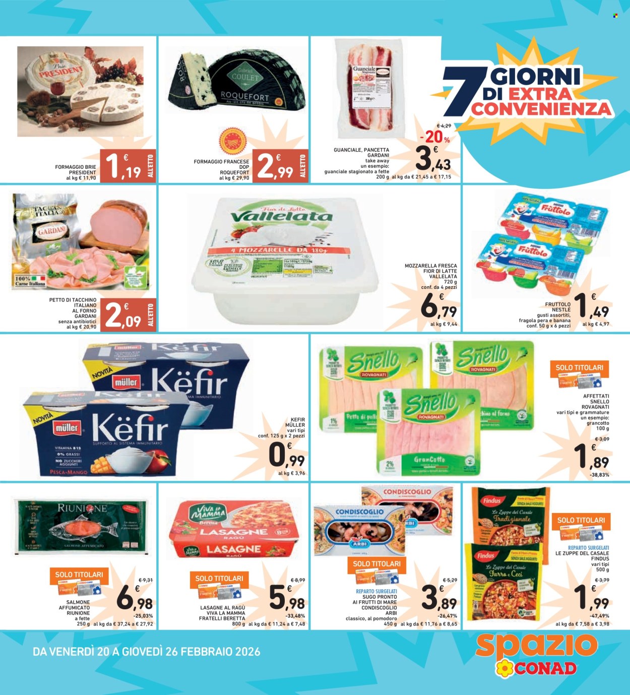Volantino Spazio Conad - 20/2/2026 - 26/2/2026. Pagina 3