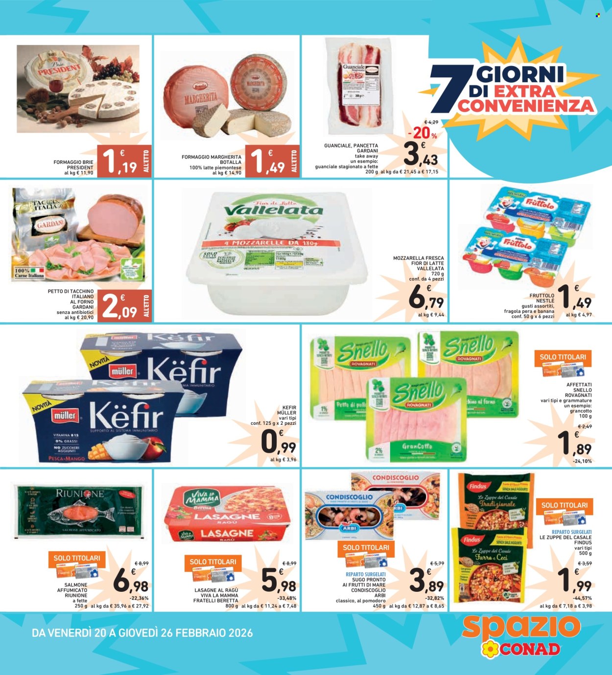 Volantino Spazio Conad - 20/2/2026 - 26/2/2026. Pagina 3