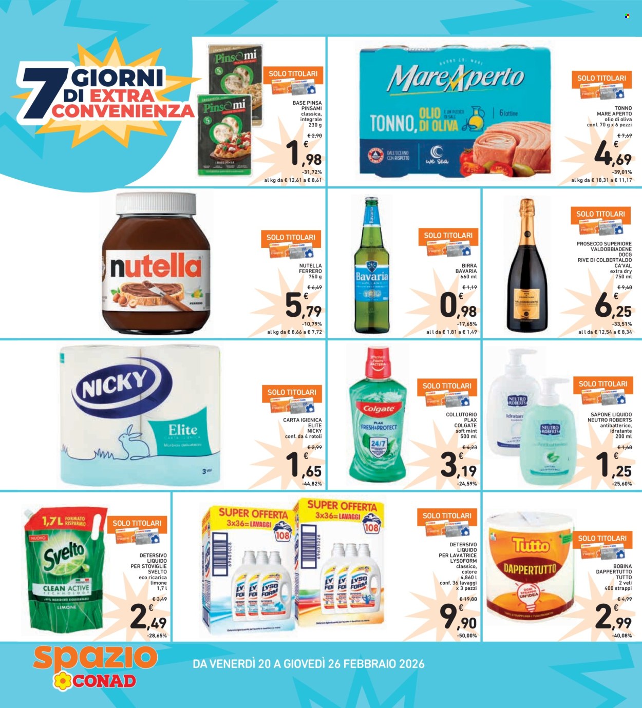 Volantino Spazio Conad - 20/2/2026 - 26/2/2026. Pagina 4