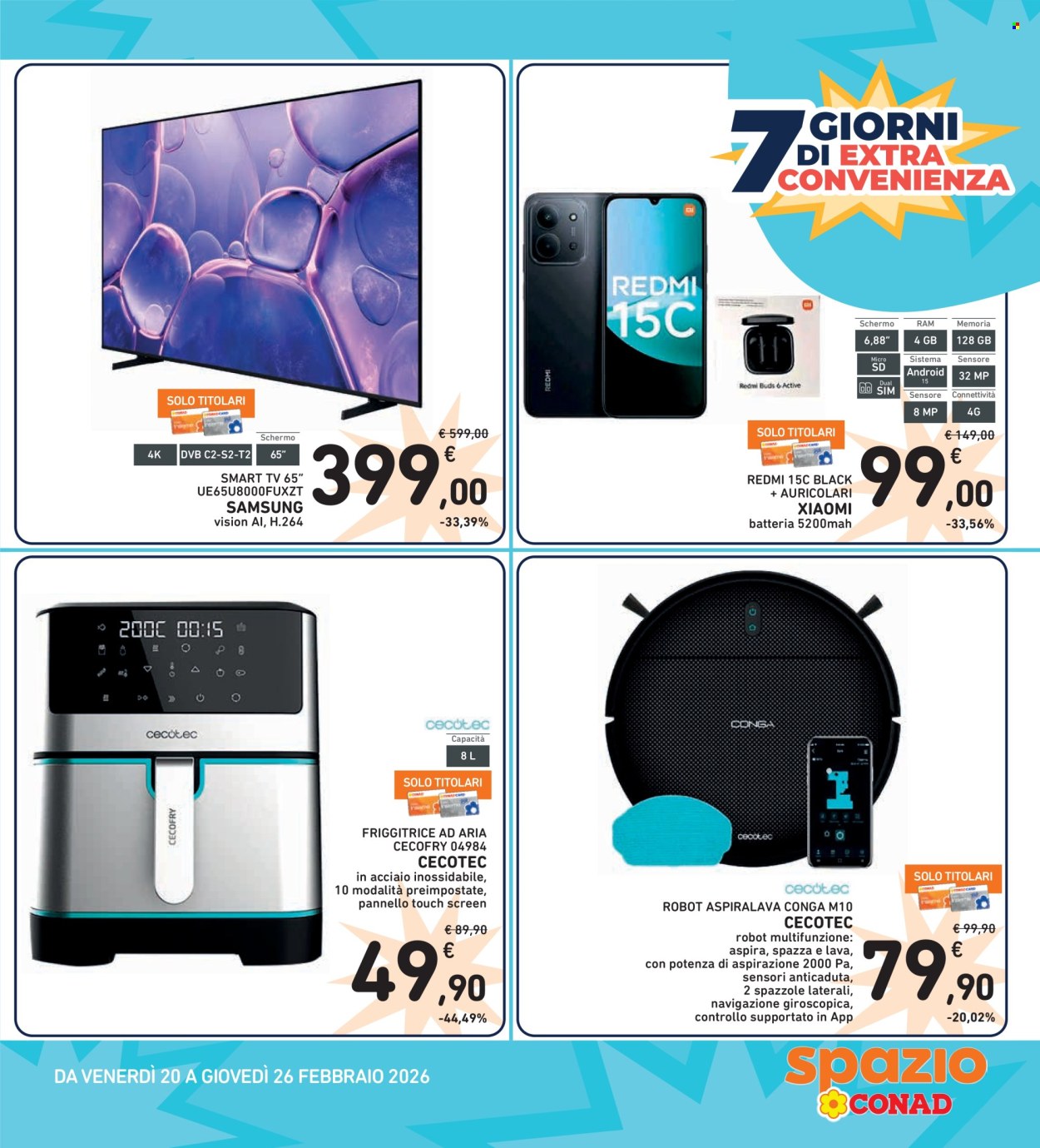 Volantino Spazio Conad - 20/2/2026 - 26/2/2026. Pagina 5