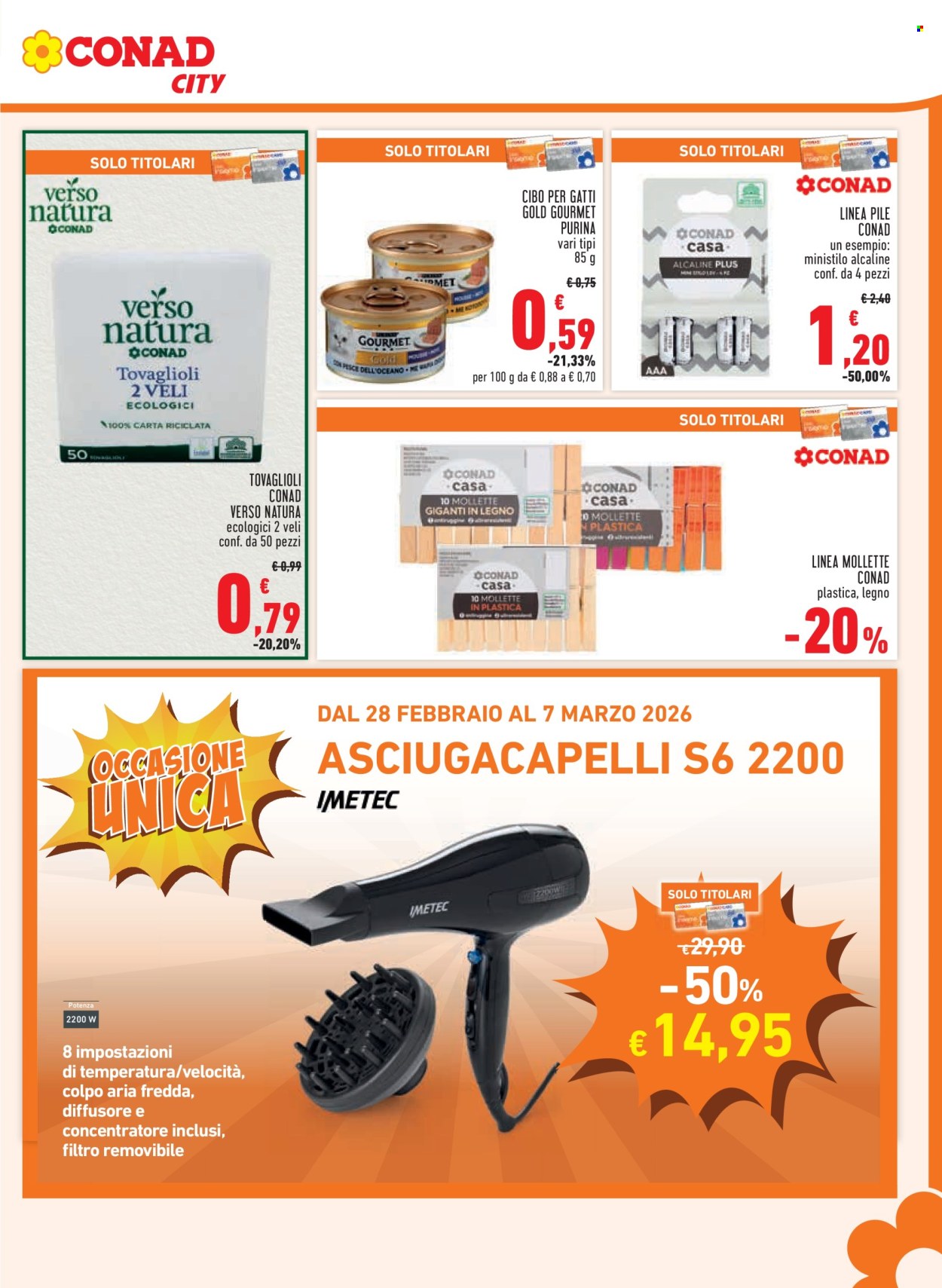 Volantino Conad - 26/2/2026 - 7/3/2026. Pagina 19