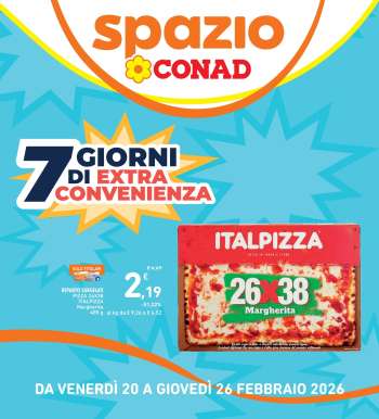 Volantino Spazio Conad - 20/2/2026 - 26/2/2026.
