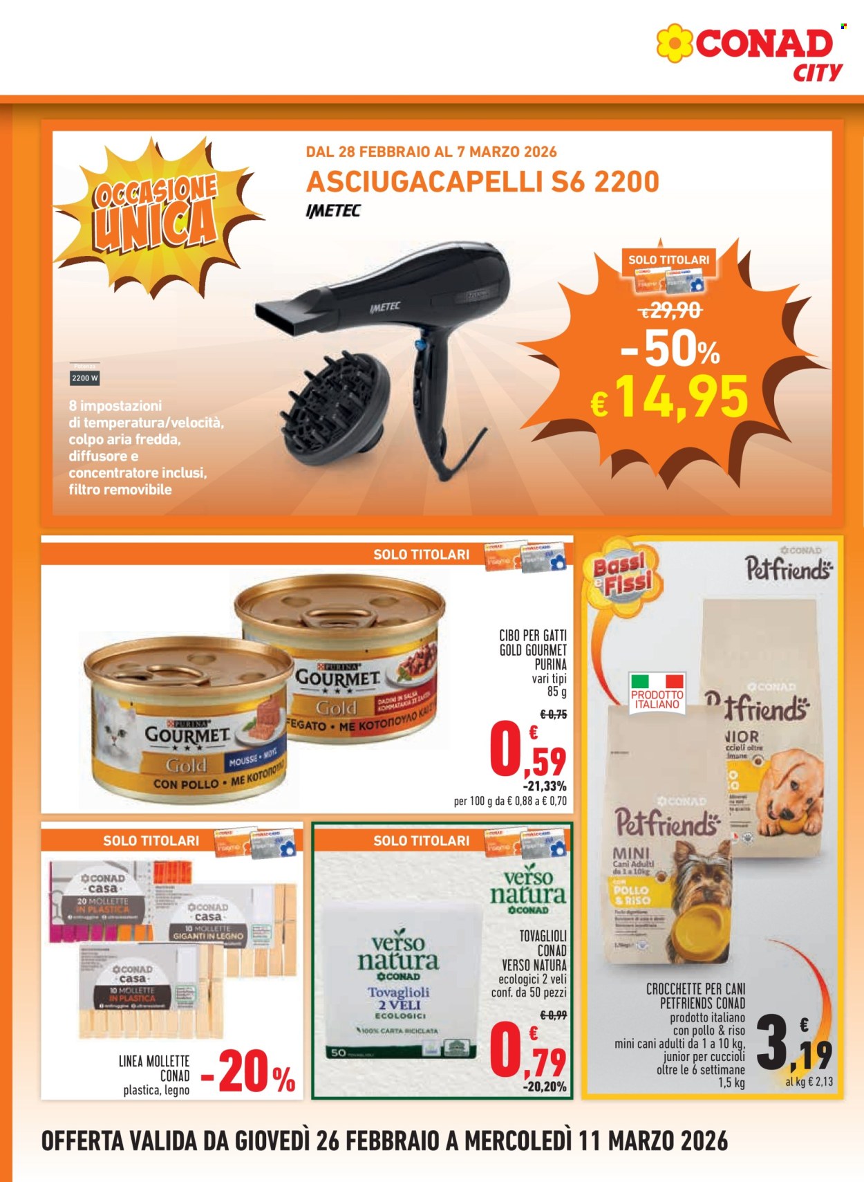 Volantino Conad - 26/2/2026 - 11/3/2026. Pagina 16