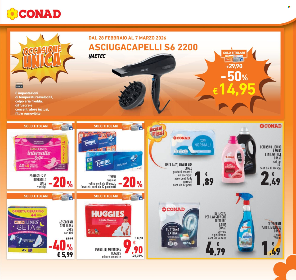 Volantino Conad - 26/2/2026 - 11/3/2026. Pagina 21