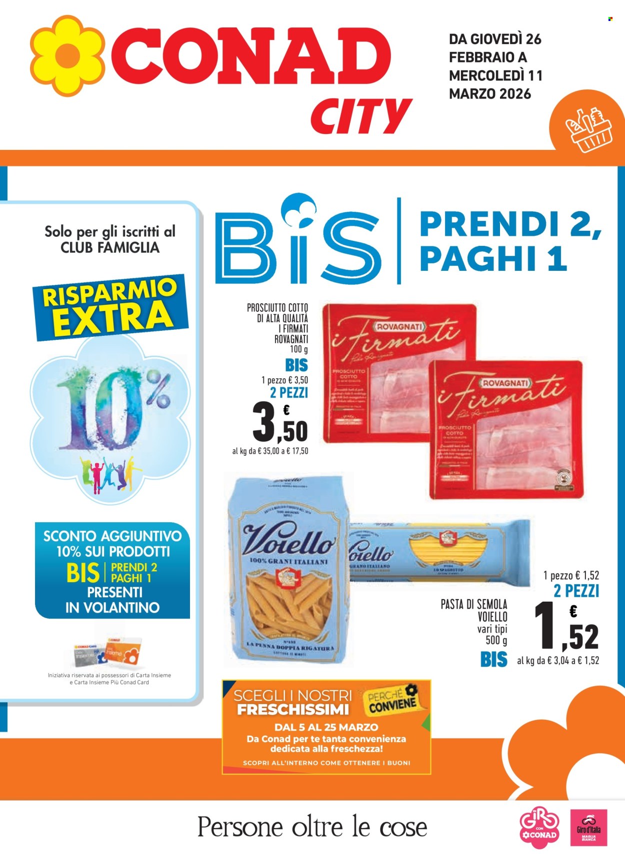 Volantino Conad - 26/2/2026 - 11/3/2026. Pagina 1