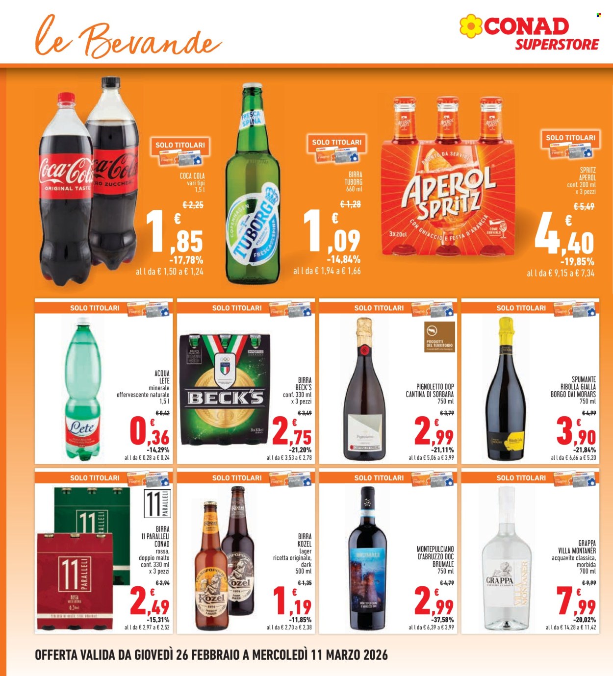 Volantino Conad Superstore - 26/2/2026 - 11/3/2026. Pagina 20