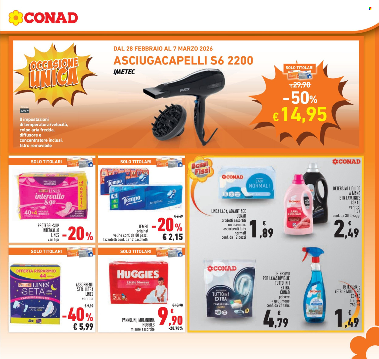 Volantino Conad - 26/2/2026 - 11/3/2026. Pagina 21