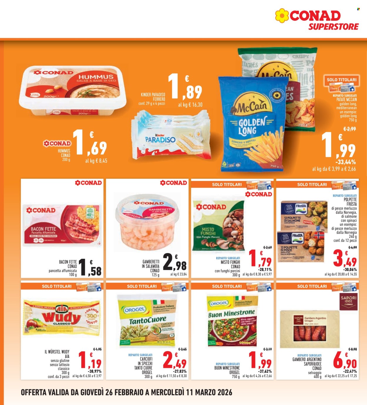 Volantino Conad Superstore - 26/2/2026 - 11/3/2026. Pagina 14