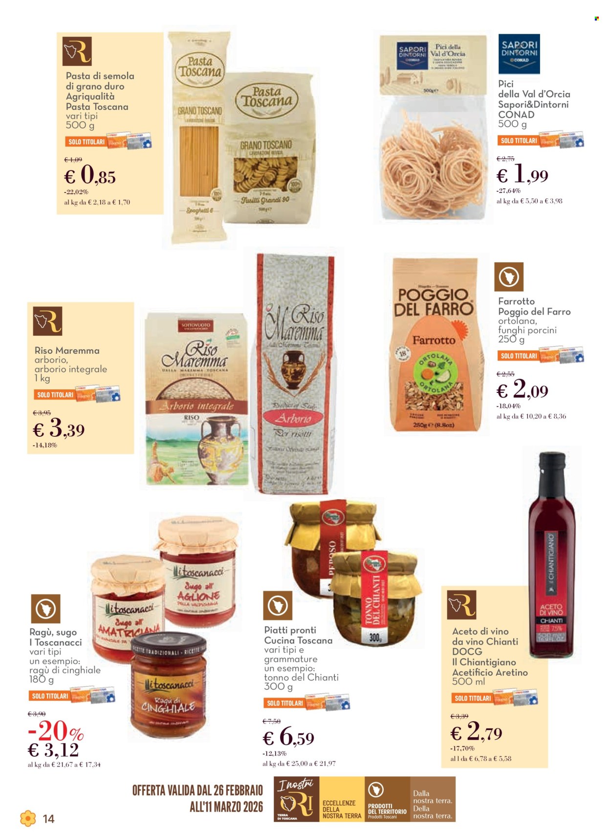 Volantino Conad - 26/2/2026 - 11/3/2026. Pagina 14