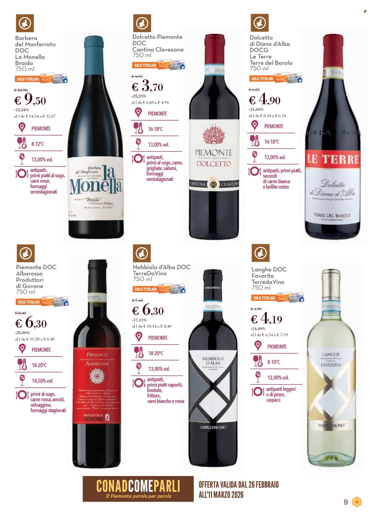 Volantino Conad - 26/2/2026 - 11/3/2026. Pagina 9