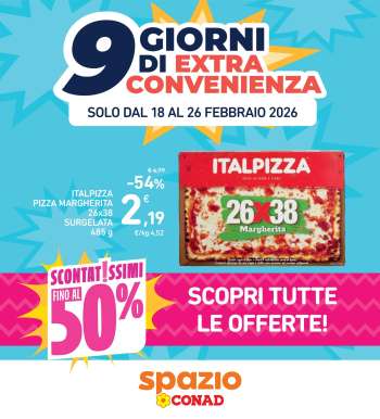 Volantino Spazio Conad - 18/2/2026 - 26/2/2026.