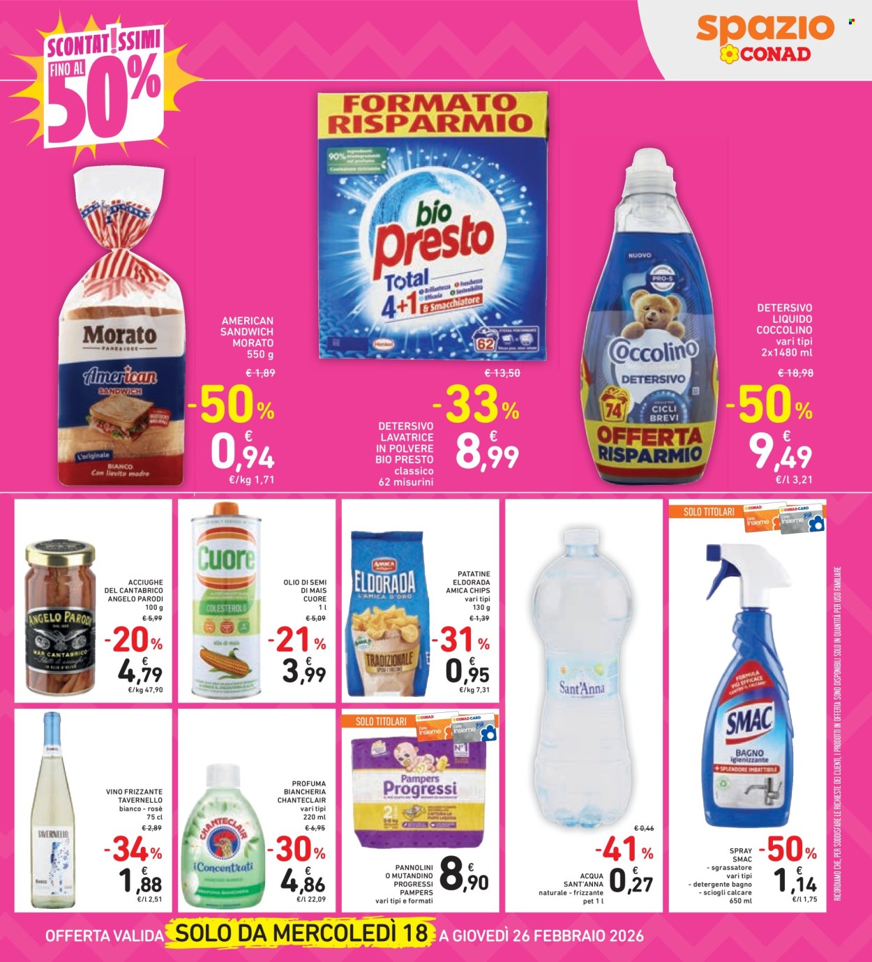 Volantino Spazio Conad - 18/2/2026 - 26/2/2026. Pagina 3