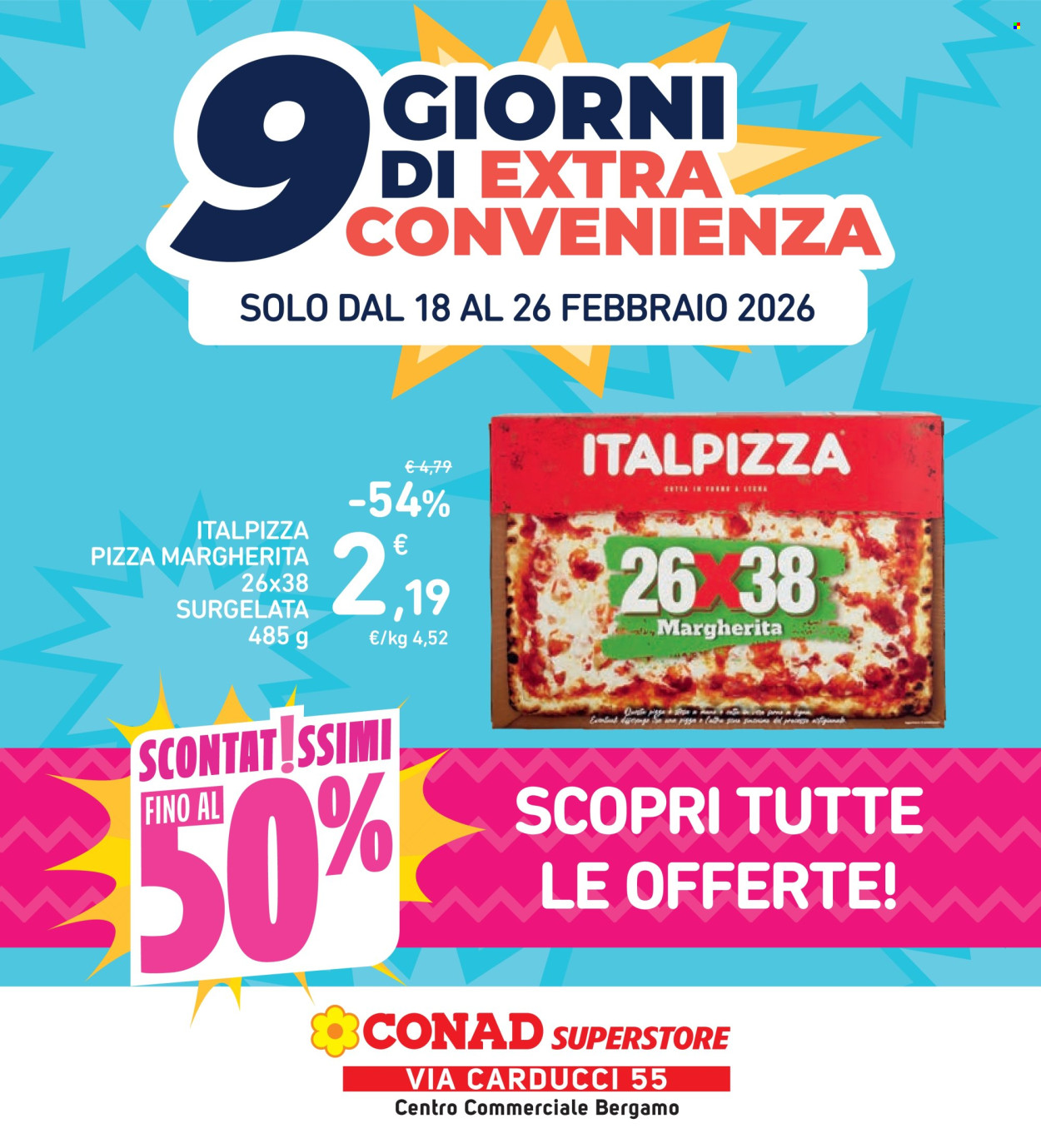 Volantino Conad Superstore - 18/2/2026 - 26/2/2026. Pagina 1