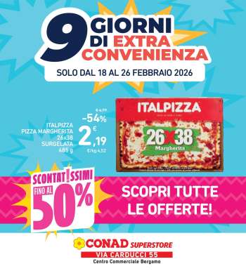 Volantino Conad Superstore - 18/2/2026 - 26/2/2026.