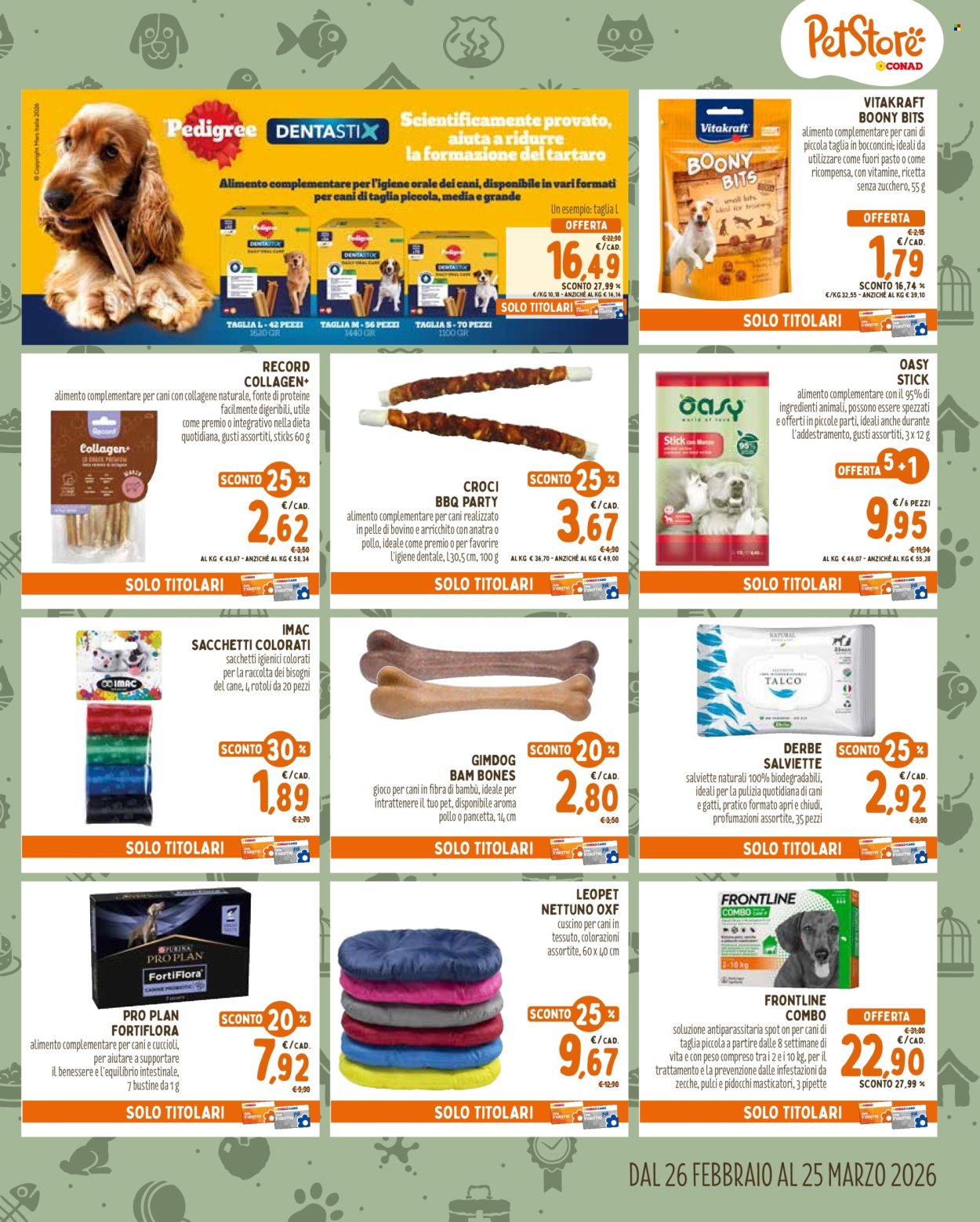 Volantino Pet Store Conad - 26/2/2026 - 25/3/2026. Pagina 3