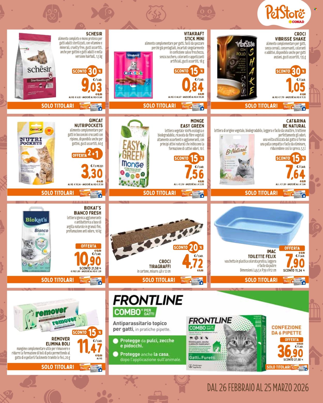 Volantino Pet Store Conad - 26/2/2026 - 25/3/2026. Pagina 5