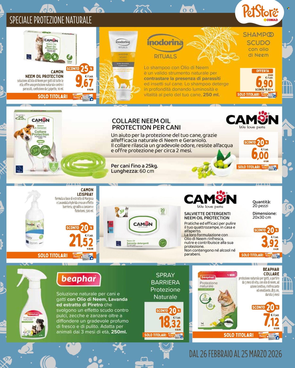 Volantino Pet Store Conad - 26/2/2026 - 25/3/2026. Pagina 7