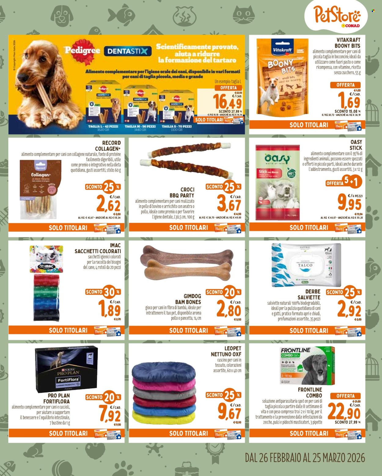 Volantino Pet Store Conad - 26/2/2026 - 25/3/2026. Pagina 3